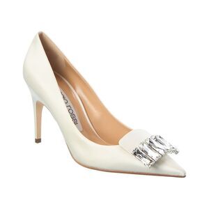 Sergio Rossi Sr1 Bridal Satin Pump, White